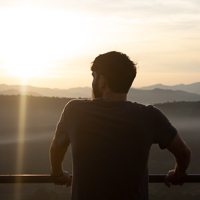 Sunrise photo of Jake Zeal at a temple in Li, Lamphun, Northern Thailand.